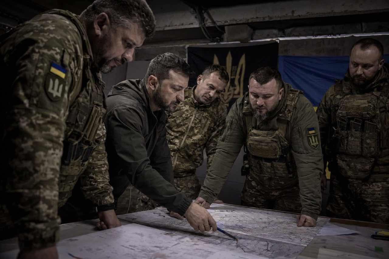 Українські військові на позиціях
